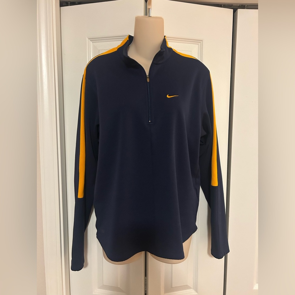 Nike Dri-FIT Navy and Gold Jacket